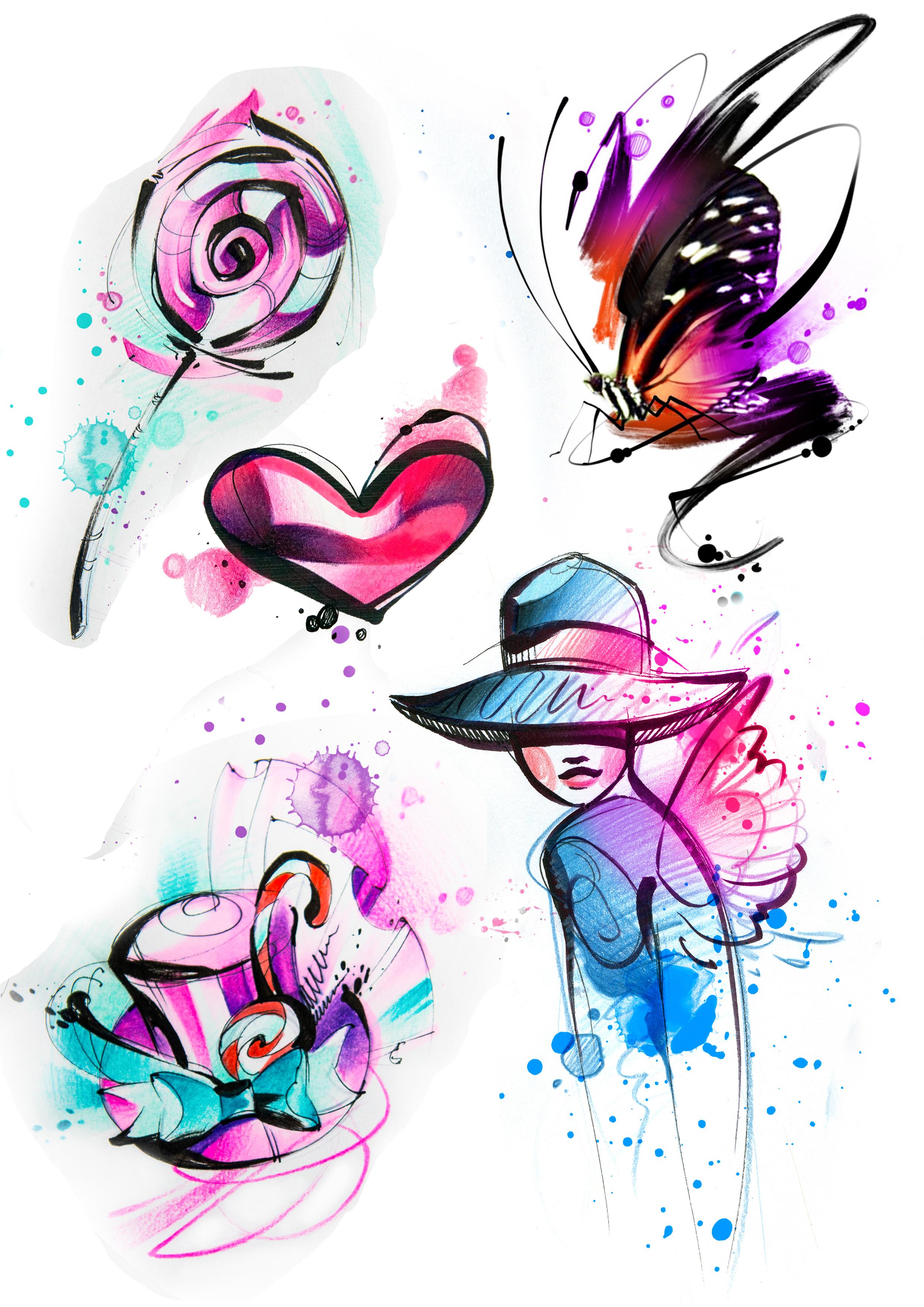 Inksearch tattoo Kateryna Zelenska