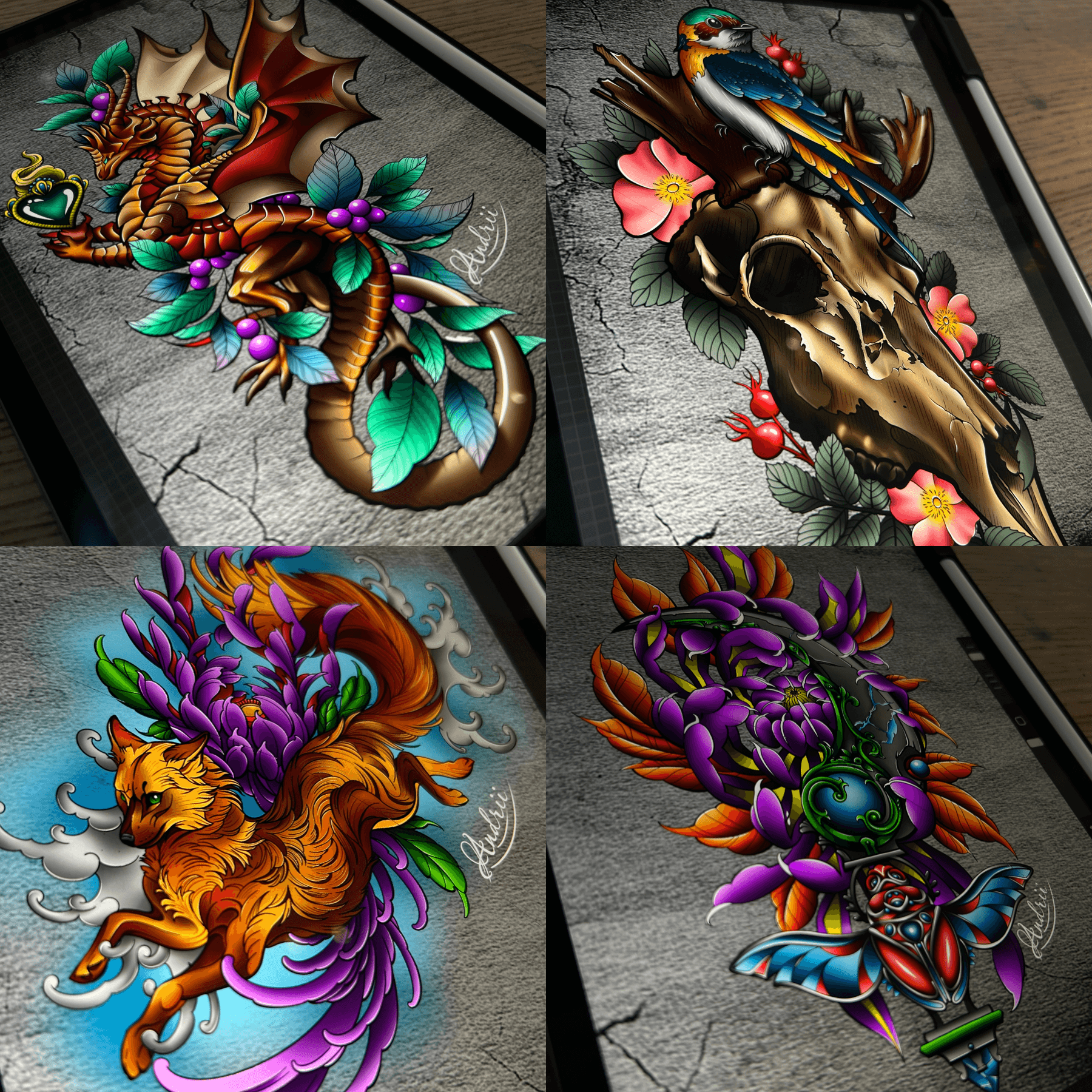 Inksearch tattoo Andrii Tryhubets Tattoo