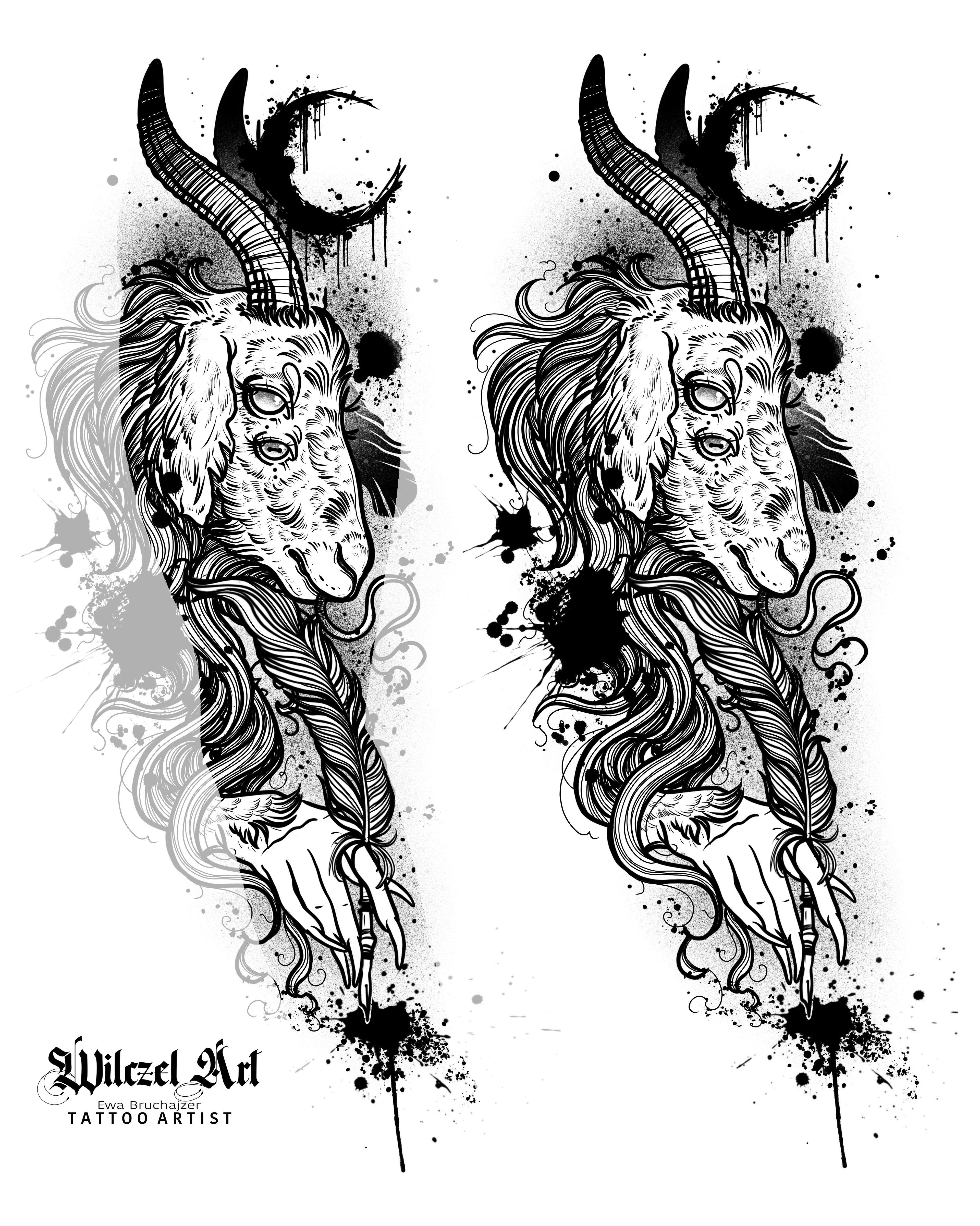 Inksearch tattoo Wilczeł