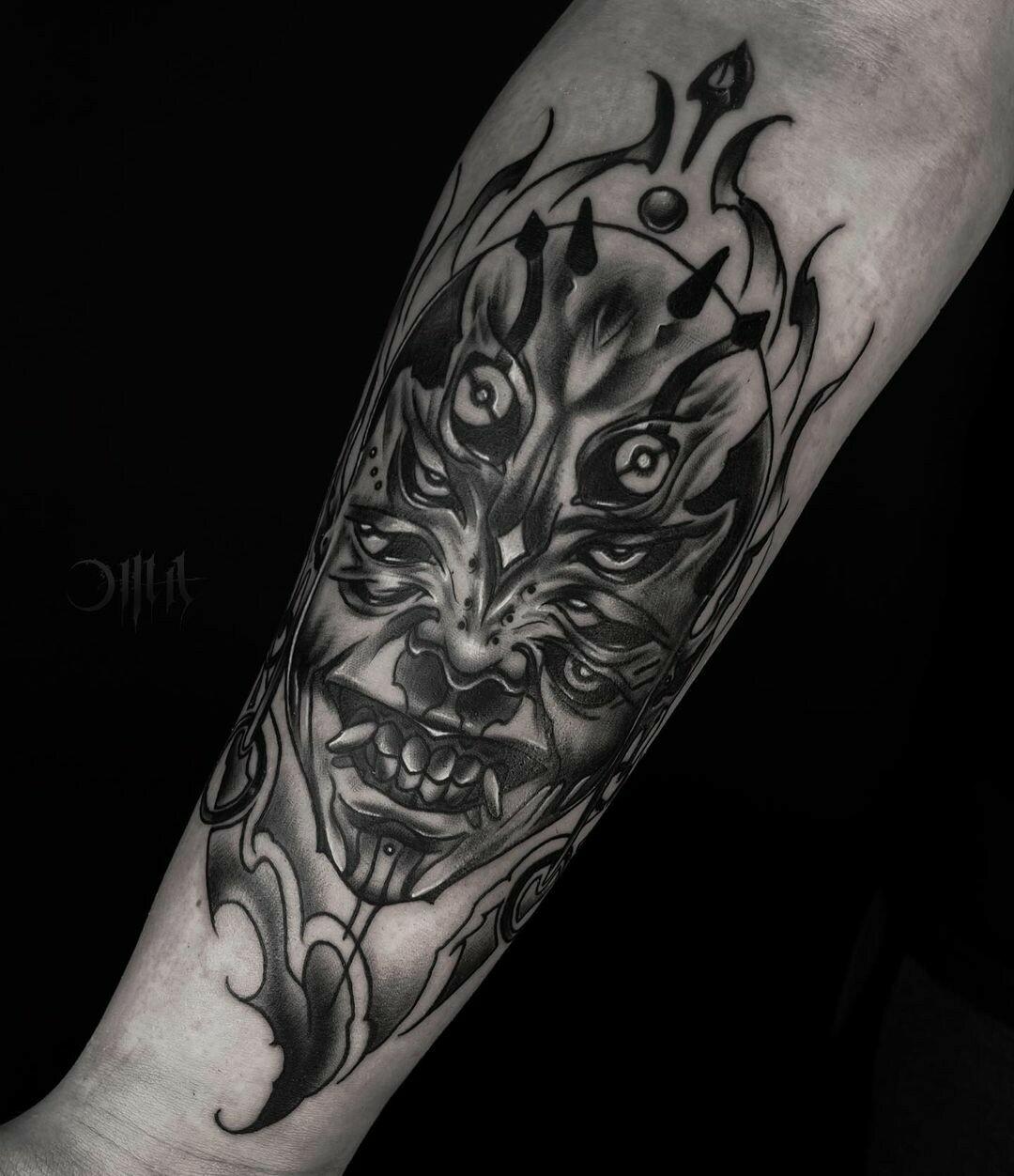 Inksearch tattoo Baba na Rowerze Tattoo