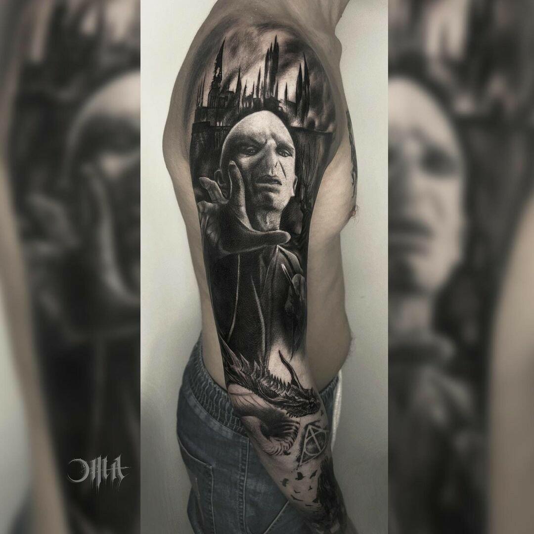 Inksearch tattoo Baba na Rowerze Tattoo
