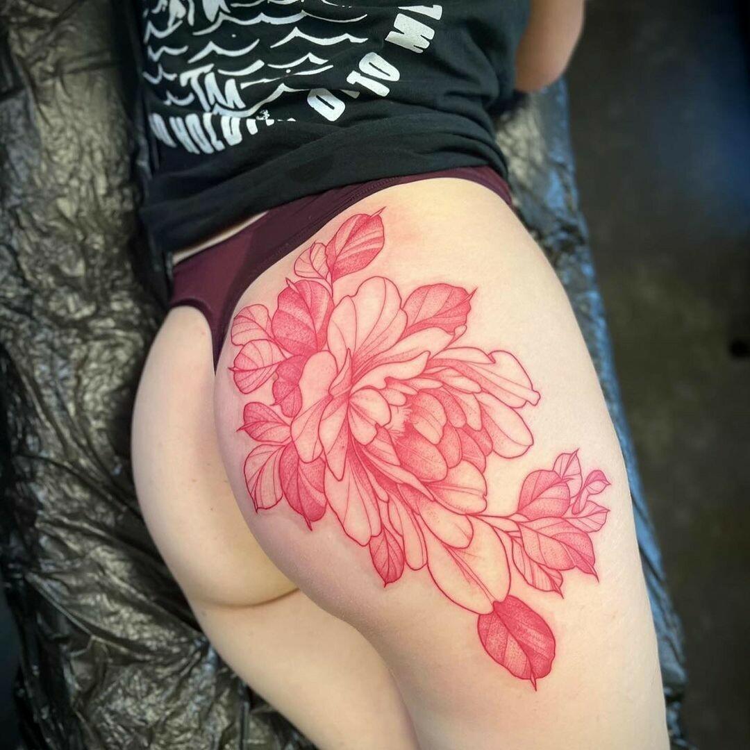 Inksearch tattoo Baba na Rowerze Tattoo