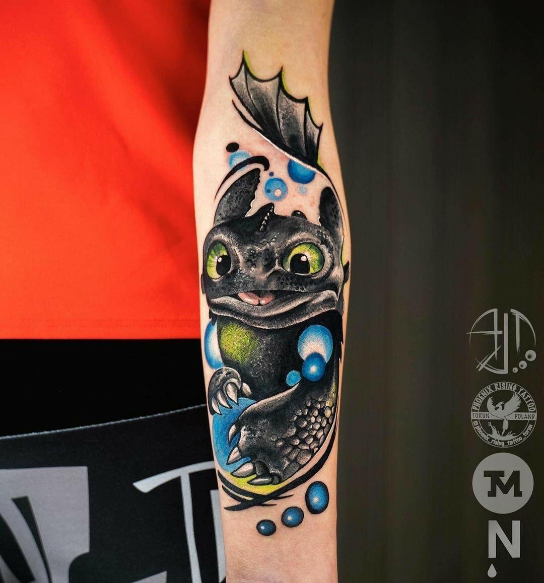 Inksearch tattoo Baba na Rowerze Tattoo