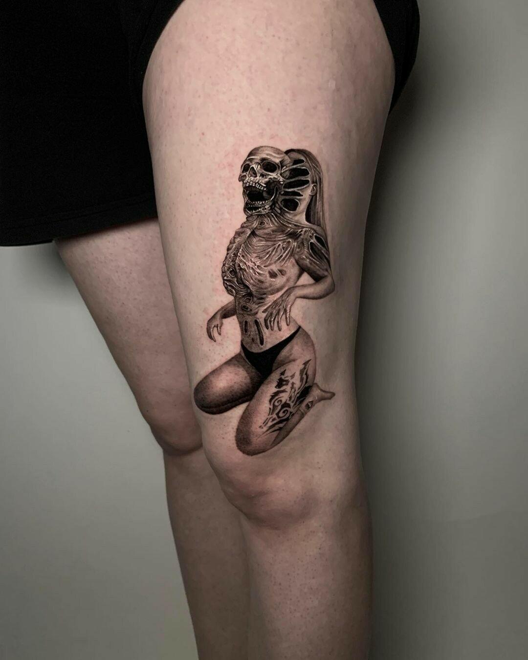 Inksearch tattoo Modliszka Studio Tatuażu