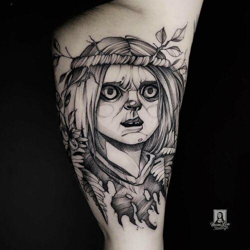 Mona Lisa Tattoo Bialystok inksearch tattoo