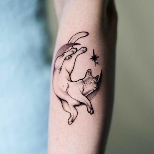 Eevee Morningstar inksearch tattoo