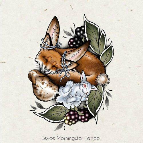 Eevee Morningstar inksearch tattoo