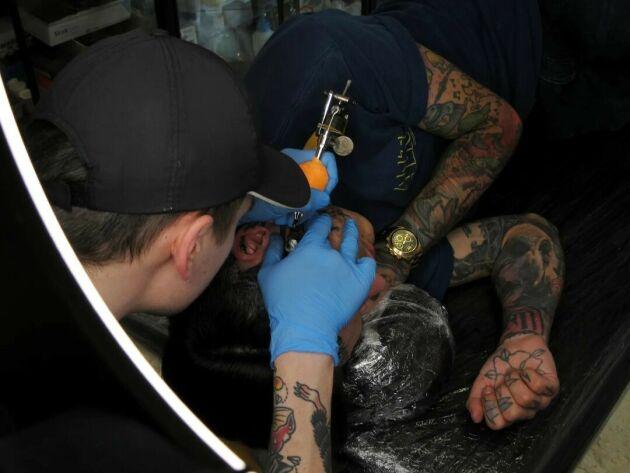 SPIKE HEAD inksearch tattoo