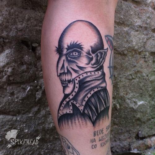 SPIKE HEAD inksearch tattoo