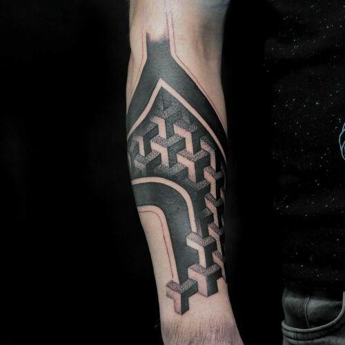 Geometric Johny inksearch tattoo